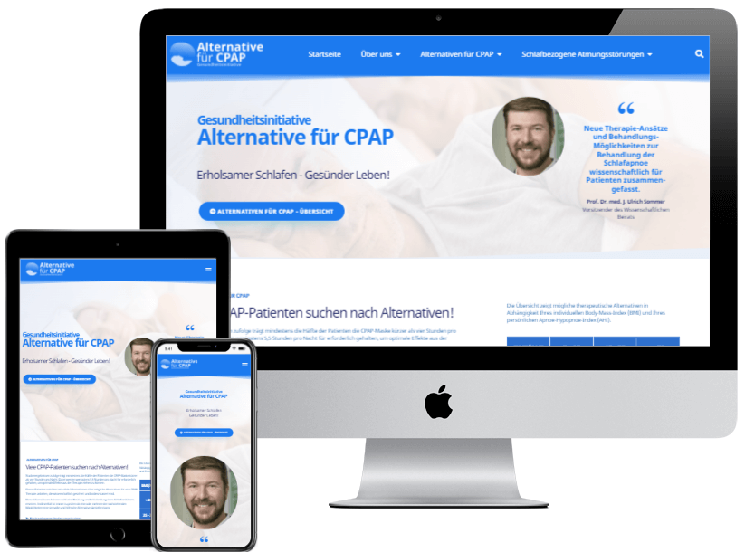 Webdesign Referenz Medizin Alternative fuer CPAP
